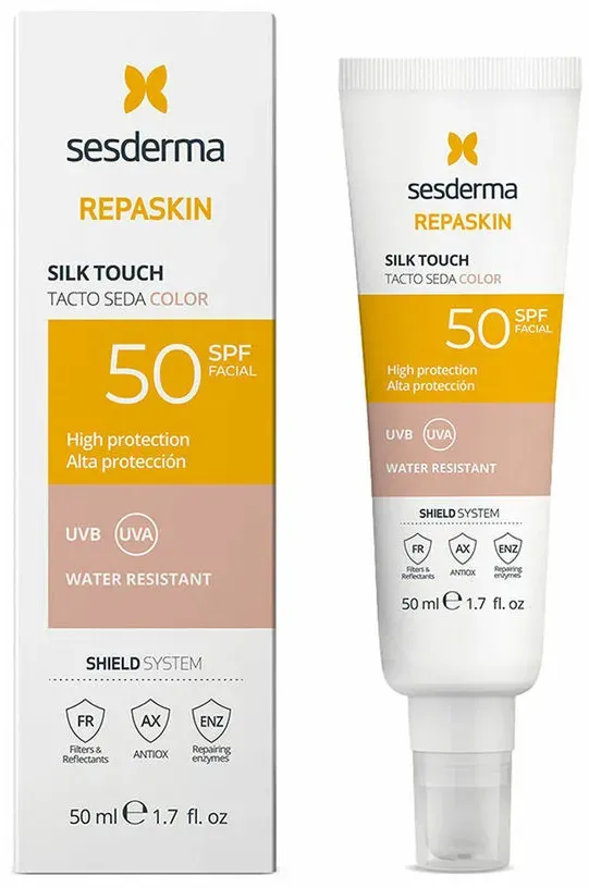 Sonnenschutz mit Farbe Sesderma REPASKIN Spf 50 50 ml Seidig