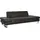 W.Schillig Couch Leder 3-Sitzer Grau