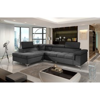 yourhouse24 Ecksofa Eridano L-form Schlafsofa Wohnlandschaft Links Rechts Bettkasten