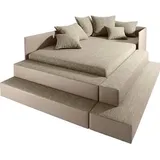 MAINTAL Polsterbett 246 x 72 cm Beige