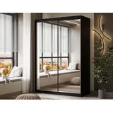 lookway Schwebetürenschrank Camaro III 150 x 215 x 59 cm Schwarz
