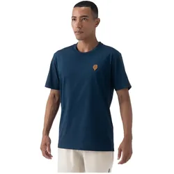 Yonex Sport-Tshirt Nature (Baumwolle) 2024 nachtblau Herren