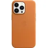iPhone 13 Pro Leder Case mit MagSafe goldbraun