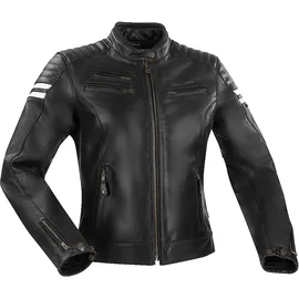 Segura Funky Lederjacke Schwarz/Weiß 46