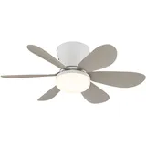 GLOBO Deckenventilator Delores 51 cm khaki
