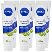 NIVEA Handcreme Olivenöl - 100 ml - 6 Stück
