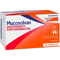 Mucosolvan Hustensaft-Portionsbeutel