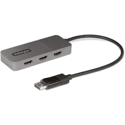 StarTech.com 3-Port MST Hub, DisplayPort to Triple HDMI Monitors, 4K 60Hz, DP 1.