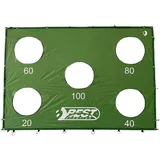 Best Sporting Torwand mit 5 Schusslöchern I 213 x 152 cm I Passend für Fußballtore mit 240 x 170 cm I Fußball-Trainingswand I Torwand in Grün