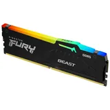 Kingston FURY Beast RGB schwarz DIMM 32GB, DDR5-5600, CL36-38-38, on-die ECC (KF556C36BBEA-32)