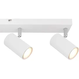 GLOBO Deckenlampe Spot 4 flammig 4x 4,5W rechteckig weiß