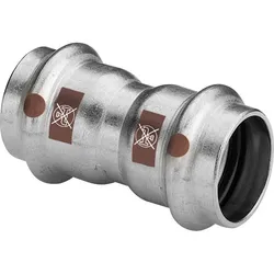 Viega Muffe Temponox 1715 15 mm, Stahl, nicht rostend, SC-Contur
