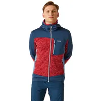 Regatta Cadford Vi Fleece - Danger Red Marl / Moonlight Denim - M