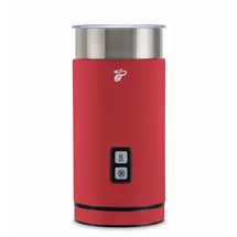 Tchibo Elektrischer Milchaufschäumer rot/edelstahl