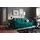 Collection AB Schlafsofa »Solar«, Bettfunktion, Bettkasten, Federkern und loser Rücken- und Zierkissen blau