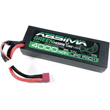 Absima Akkupack LiPo 11,1V 4000mAh Hardcase T-Stecker