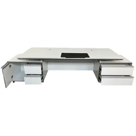 Jet-Line Schreibtisch Kehl XXL 2,4 m Weiß
