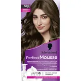 Schwarzkopf Perfect Mousse Schaum-Haarfarbe 500/5-0 mittelbraun 93 ml