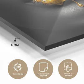 onlywow Acrylglasbild, gold schwarz | Gr.: 90 x 60 cm