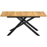 B&D home LARS 120-160 x 77 x 80 cm braun/schwarz