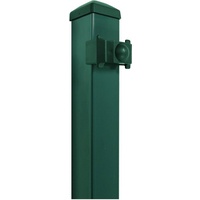KRAUS Zaunpfosten Modell K mit Klemmhaltern, Zaunpfosten 4x4x150 cm, für Höhe 100 cm grün