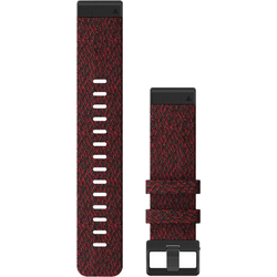 Garmin Nylon QuickFit 22-Uhrenarmbänder 010-12863-06 - rot,schwarz