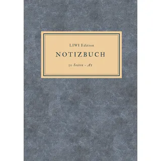 LIWI Literatur- und Wissenschaftsverlag Notizbuch A5 liniert Blau