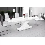 Design Esstisch Tisch HE-888 Hochglanz ausziehbar 160 bis 210 cm