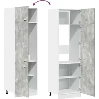 vidaXL Kühlumbauschrank Lyon 60 x 57 x 207 cm Grau