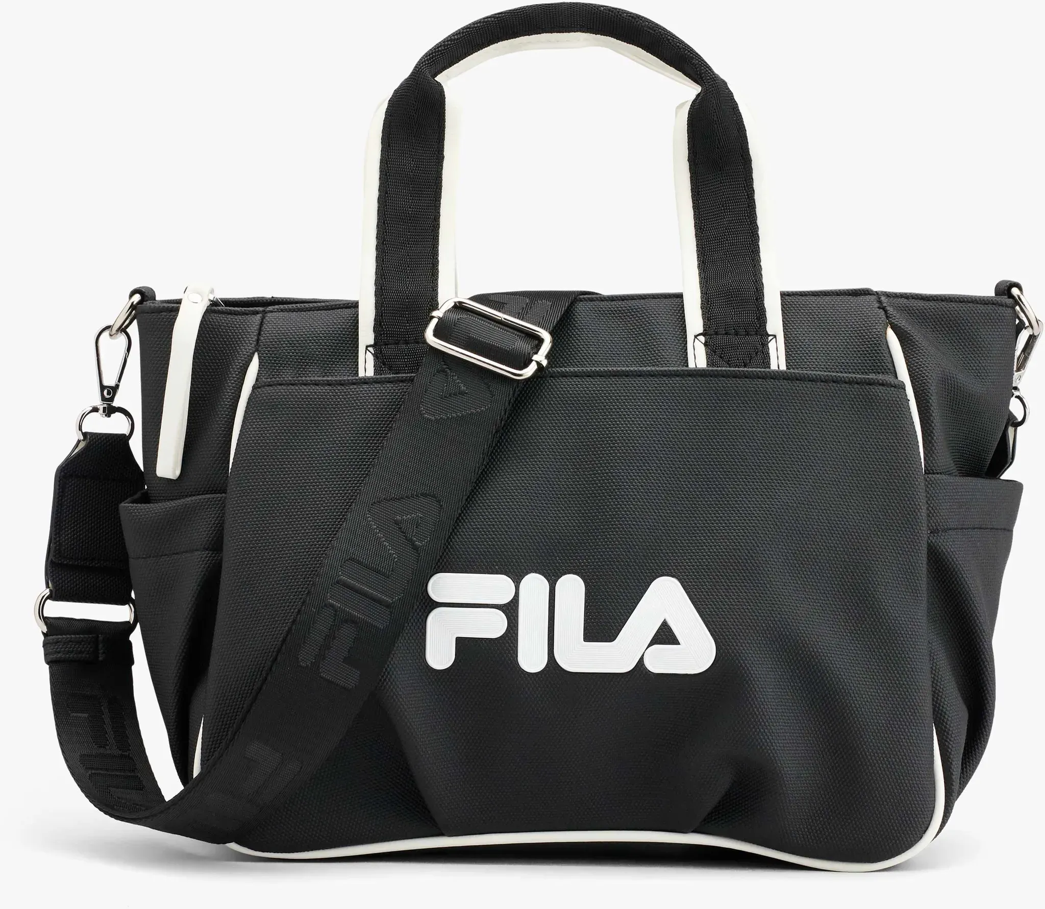 FILA  Handtasche Schwarz, Damen, Größe: ONE SIZE, Material: Textil - FILA  Handtasche Schwarz, Damen, Größe: ONE SIZE, Material: Textil - woman - Schwarz