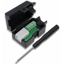 Quadrios USB 2.0 Modular-Buchsen Set, Typ B Buchse, gerade 2001c203, Inhalt: 1St.