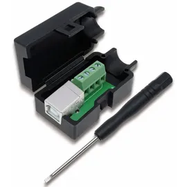 Quadrios USB 2.0 Modular-Buchsen Set, Typ B Buchse, gerade 2001c203, Inhalt: 1St.