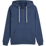Scotch & Soda Sweatjacke Logo Badge Zipthrough Hoodie Herren Blau M