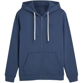 Scotch & Soda Sweatjacke Logo Badge Zipthrough Hoodie Herren Blau M