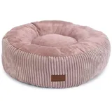 Designed by Lotte Bettchen Ribbed Katzenbett Rosa 50x50x17 cm