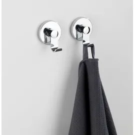 Wenko Irun Haken-Set 2er Set Silber