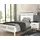 JV Möbel Jugendzimmer, 2tlg Set Bett + Nachttisch Moderne Möbel Kindermöbel Weiß