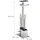 Relaxdays WC-Garnitur Silber