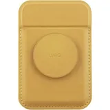Uniq Flixa Magnetkartenetui Ständer gelb/kanariengelb MagSafe