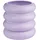 BUTLERS Blumenübertopf Hoop mit Teller in Violett Ø Gr.: onesize