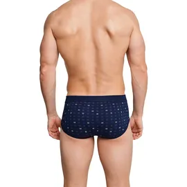 SCHIESSER Slip kariert blau XL 2er Pack