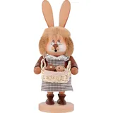 Christian Ulbricht Räuchermann Wichtel Häsin 33,5 cm beige/braun
