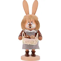Christian Ulbricht Räuchermann Wichtel Häsin 33,5 cm beige/braun