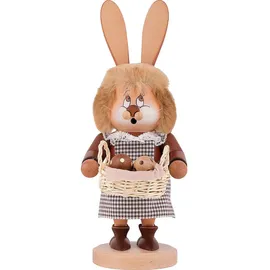 Christian Ulbricht Räuchermann Wichtel Häsin 33,5 cm beige/braun