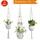 Bonn Design Premium Makramee Blumenampel 90cm Innen Außen Garten Blumentopf Halter Macrame Hängepflanzen Topf Balkondekoration Lounge Deco Blumen Ampel Balkon Wandbehang BOHO Pflanzenhänger Pflanzenampel