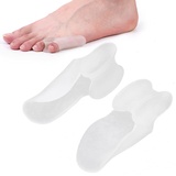 Zehenspreizer, Silikon Bunion Corrector Zehentrenner für überlappende Zehen Hohe Elastizität Kleine Zehenkissen Corrector Weicher Zehenglätter Schnelle Schmerzlinderung(S)