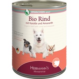 Herrmann's Manufaktur Bio Rind mit Karotten & Amaranth 6 x 800 g