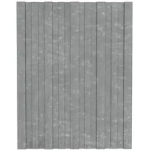 vidaXL Dachpaneele 36 Stk. Verzinkter Stahl Silbern 60x45 cm