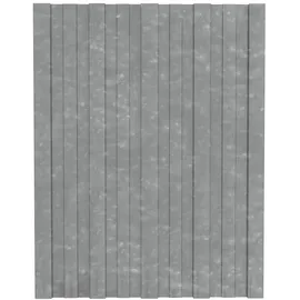 vidaXL Dachpaneele 36 Stk. Verzinkter Stahl Silbern 60x45 cm