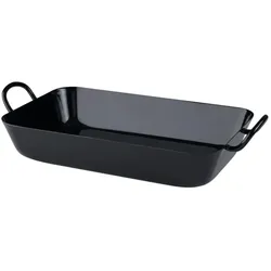 Riess Oma ́s Bratpfanne 29/18cm mit 2 Griffen Braten/Backen Schwarz Emaille